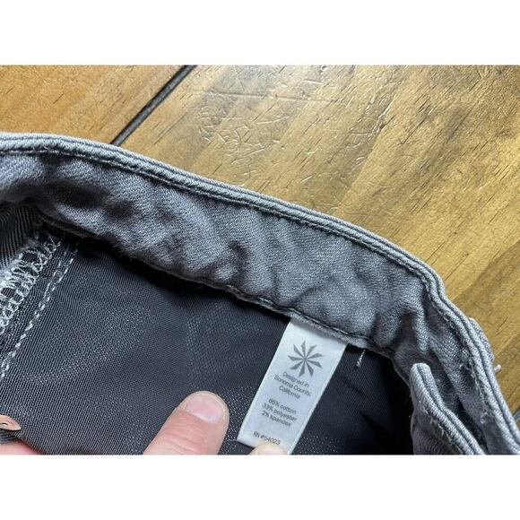 Athleta Jeans Womens Size 6 Stretch Gray 5-Pocket Skinny Fit - Picture 6 of 10